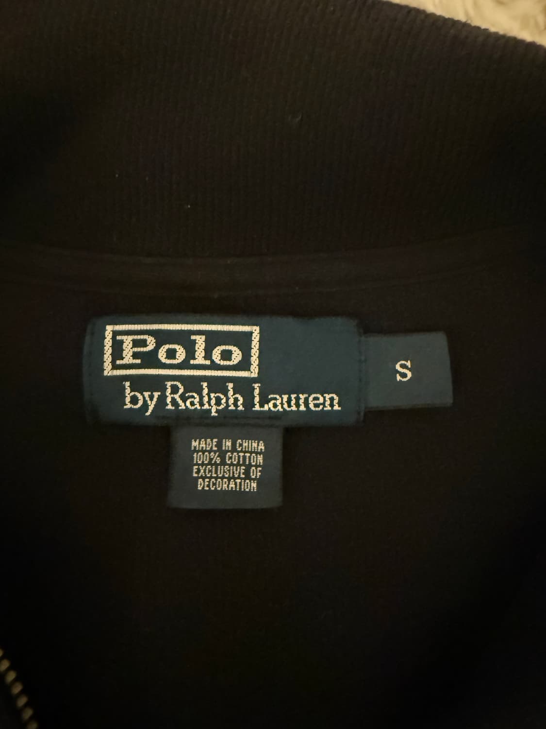 Ralph Lauren 폴로 니트 반집업 (네이비) 상품이미지2
