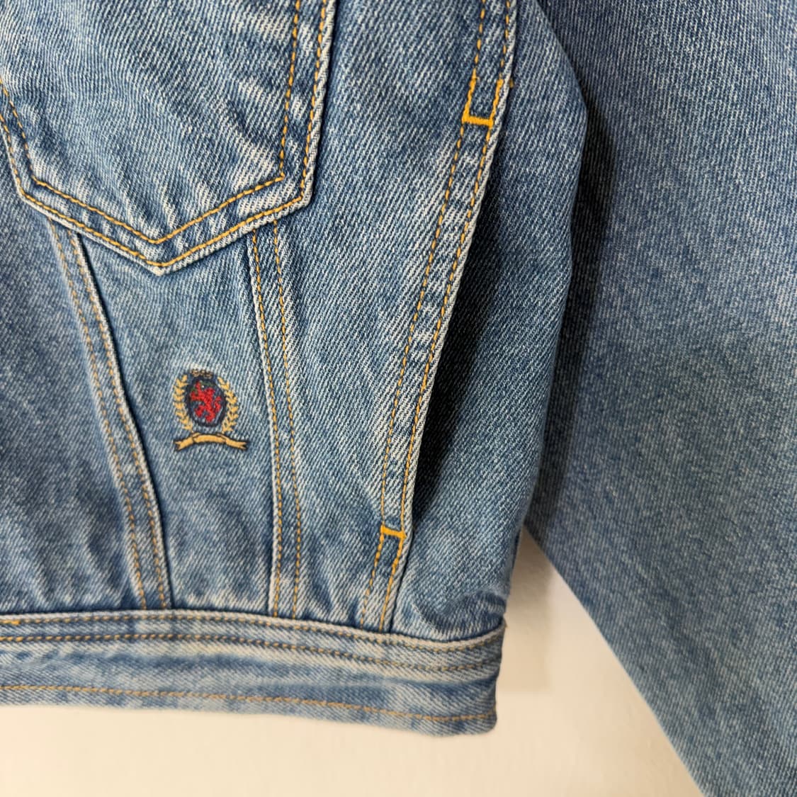 [S] 90s 타미힐피거 올드스쿨 데님자켓 상품이미지4