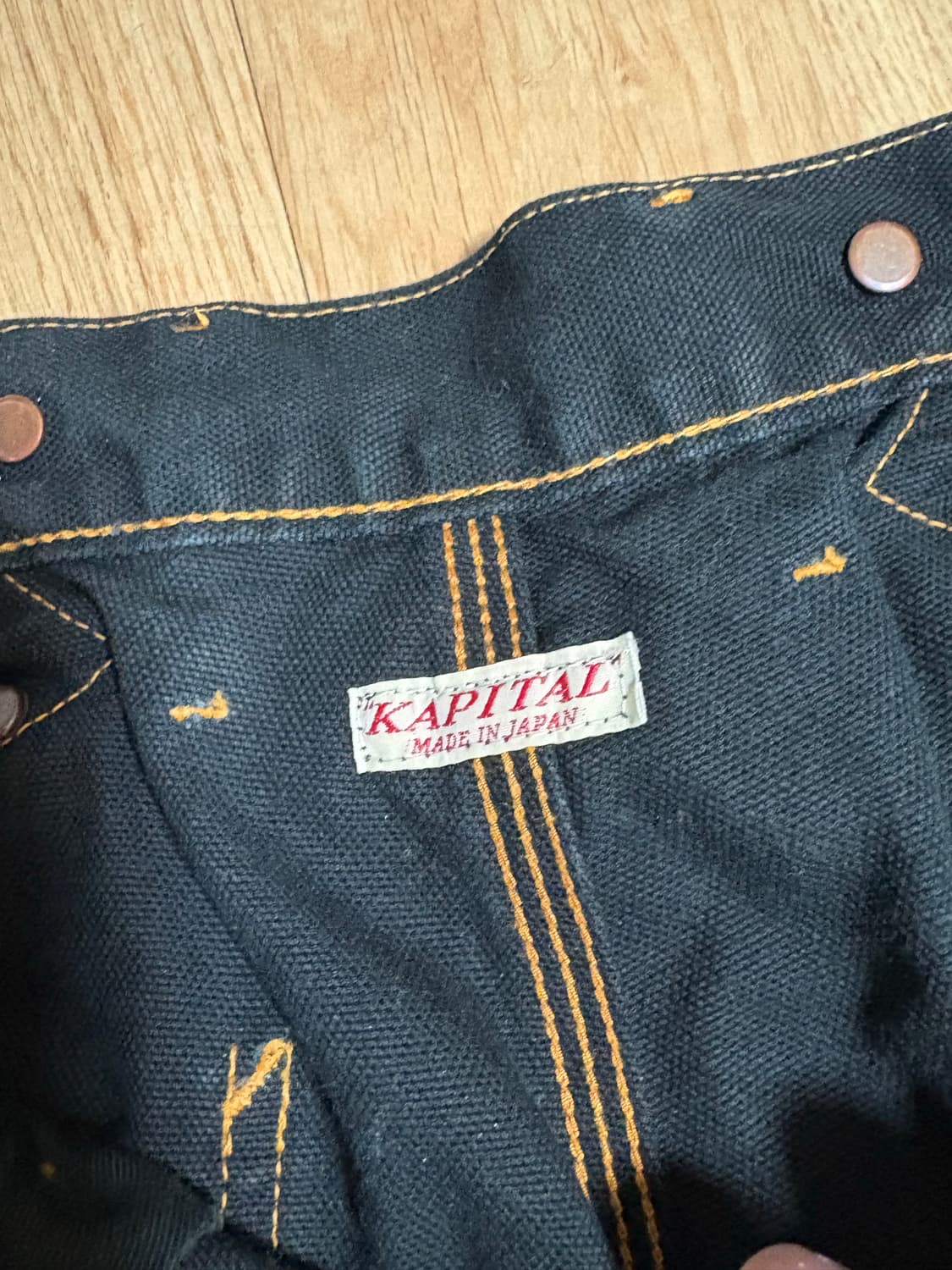 캐피탈 럼버팬츠 블랙 1사이즈 상품이미지3