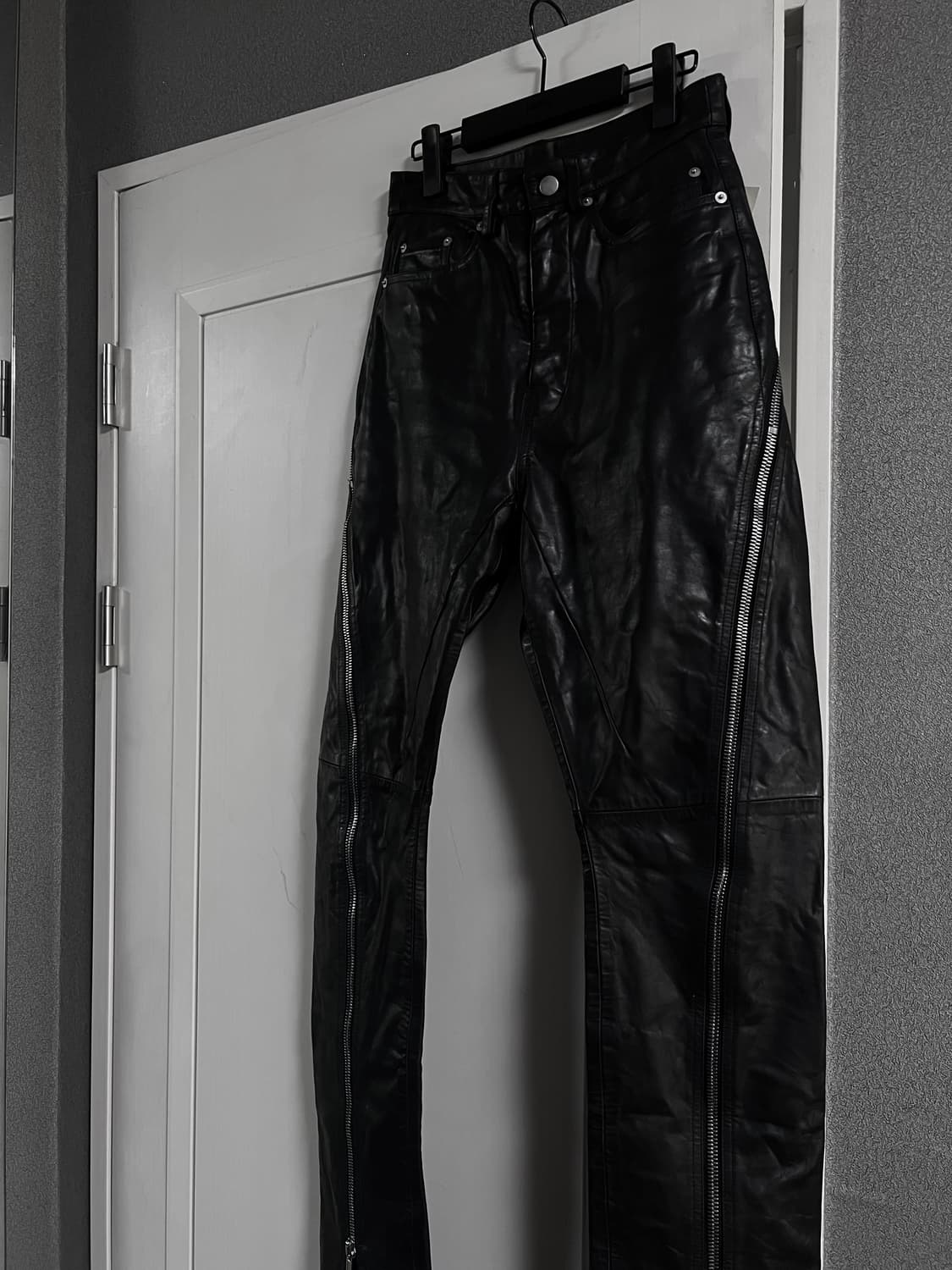 [26] 릭오웬스 레더 볼란 바나나 팬츠 상품이미지2