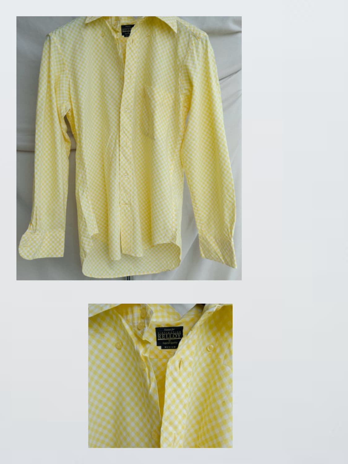 Yellow Button Shirt 옐로우 버튼 셔츠 상품이미지1