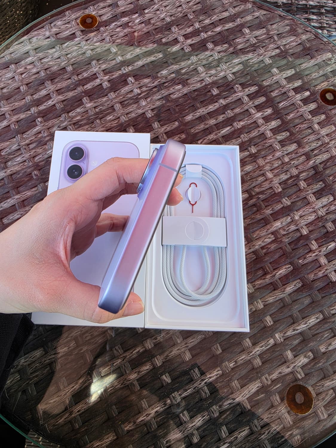 아이폰17 512GB 라벤더 (한달사용,배터리성능100) 상품이미지3