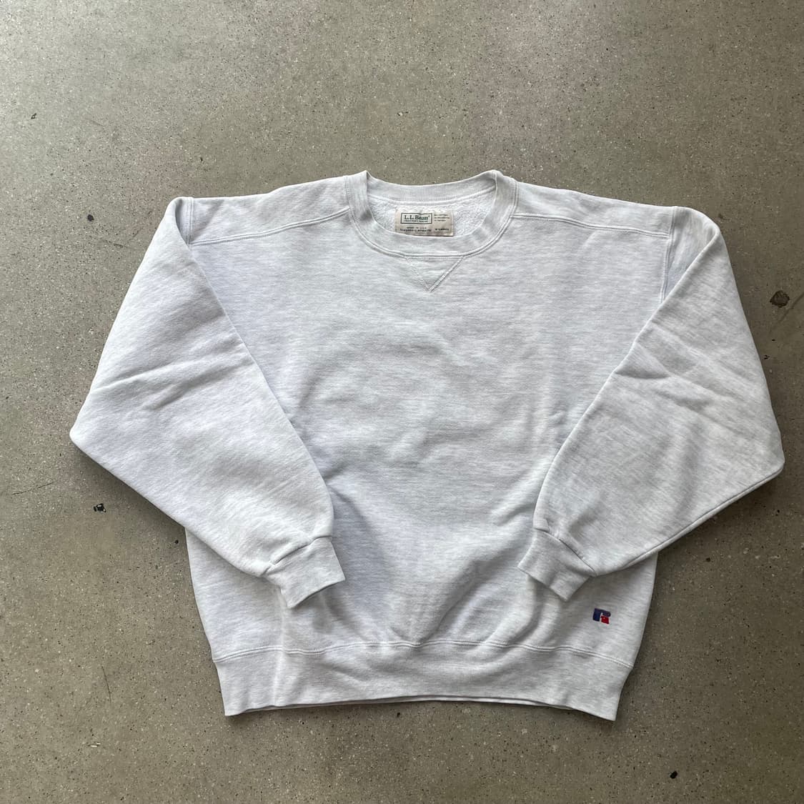 빈티지 러셀 애슬레틱X엘엘빈 터틀넥 스웻셔츠 그레이 상품이미지1