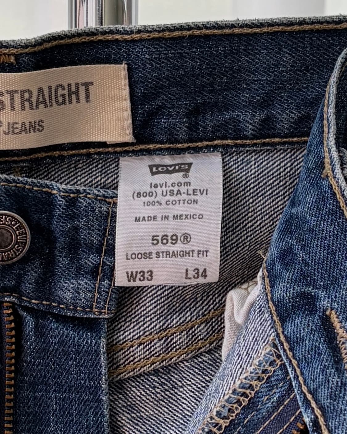 [33-34인치]리바이스 00s mexico 569 루즈 스트레이트 데님 상품이미지7