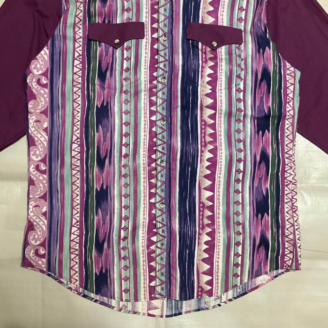 빈티지 에스닉 패턴셔츠 상품이미지4