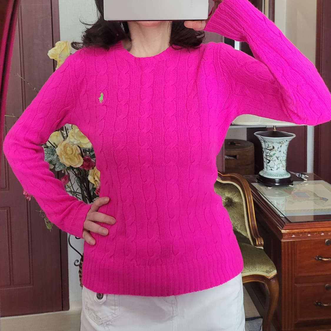 국내택 정품 폴로 랄프로렌 울캐시미어 니트 스웨터 상태 최상  상품이미지2