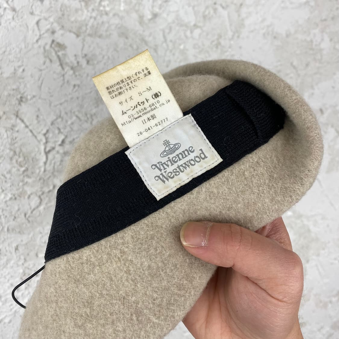 비비안 웨스트우드 ORB 로고 엠브로이더리 울 버킷 햇 상품이미지7