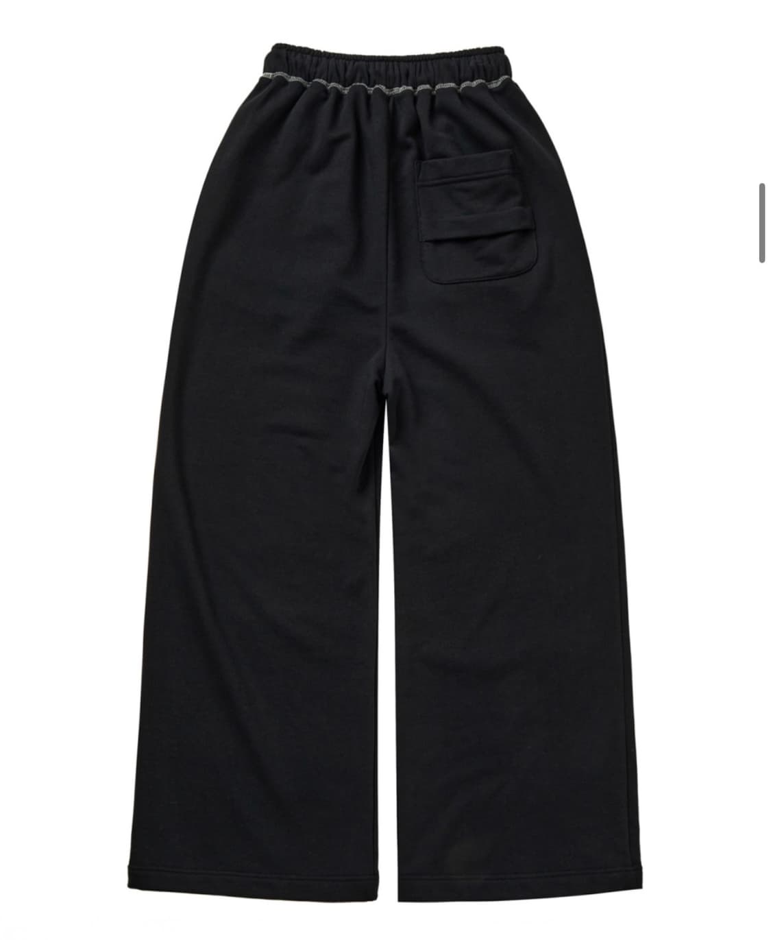 DEINET LAYERED SWEAT PANTS IN BLACK 상품이미지2