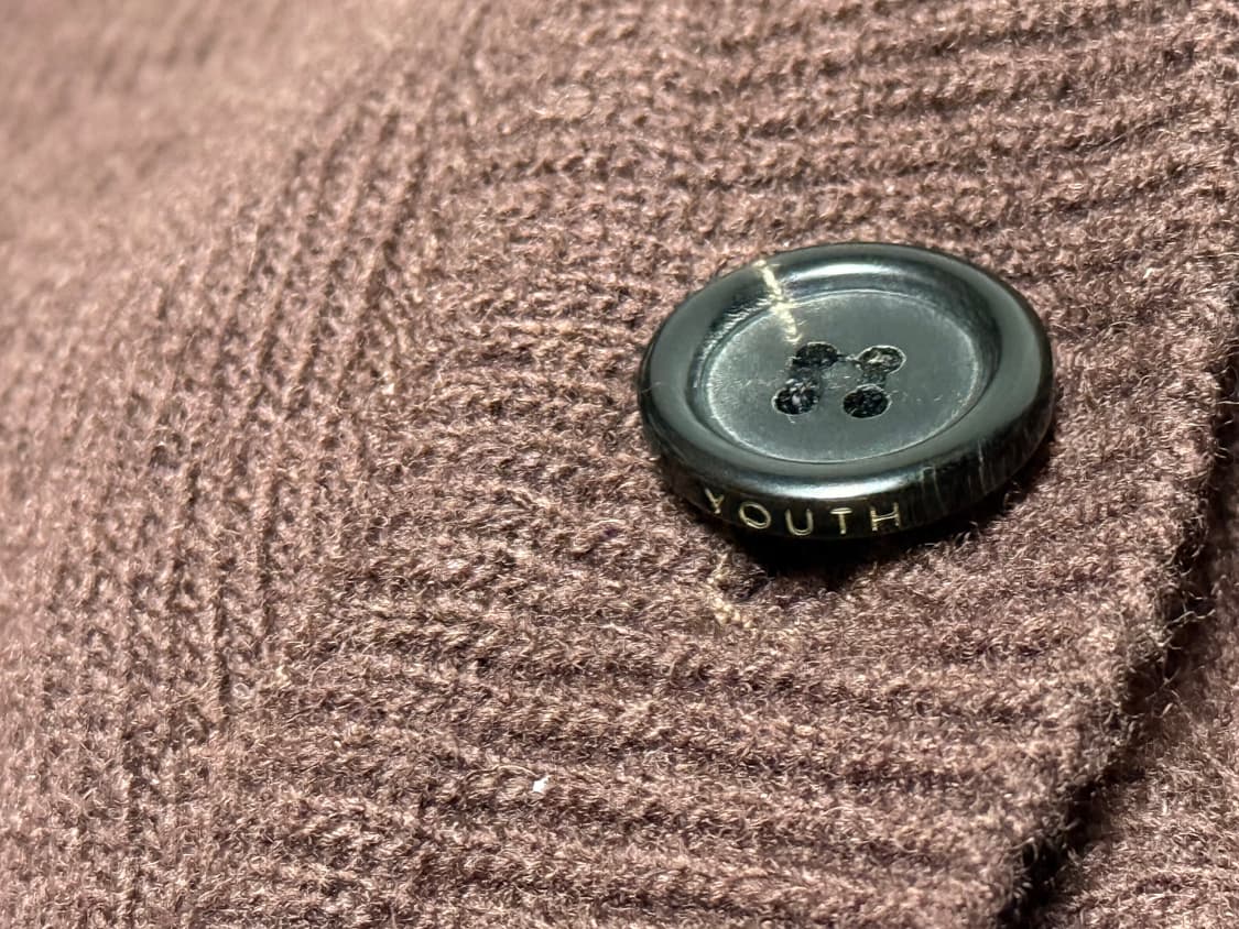 유스 엠블럼 가디건 다크브라운 M 상품이미지2