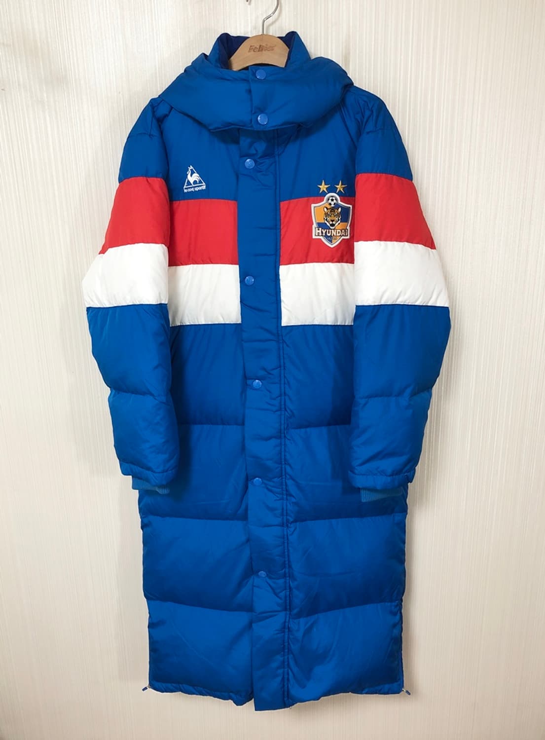 K리그 10-11 르꼬끄 울산현대축구단 덕다운 롱패딩/벤치코트 95 상품이미지1