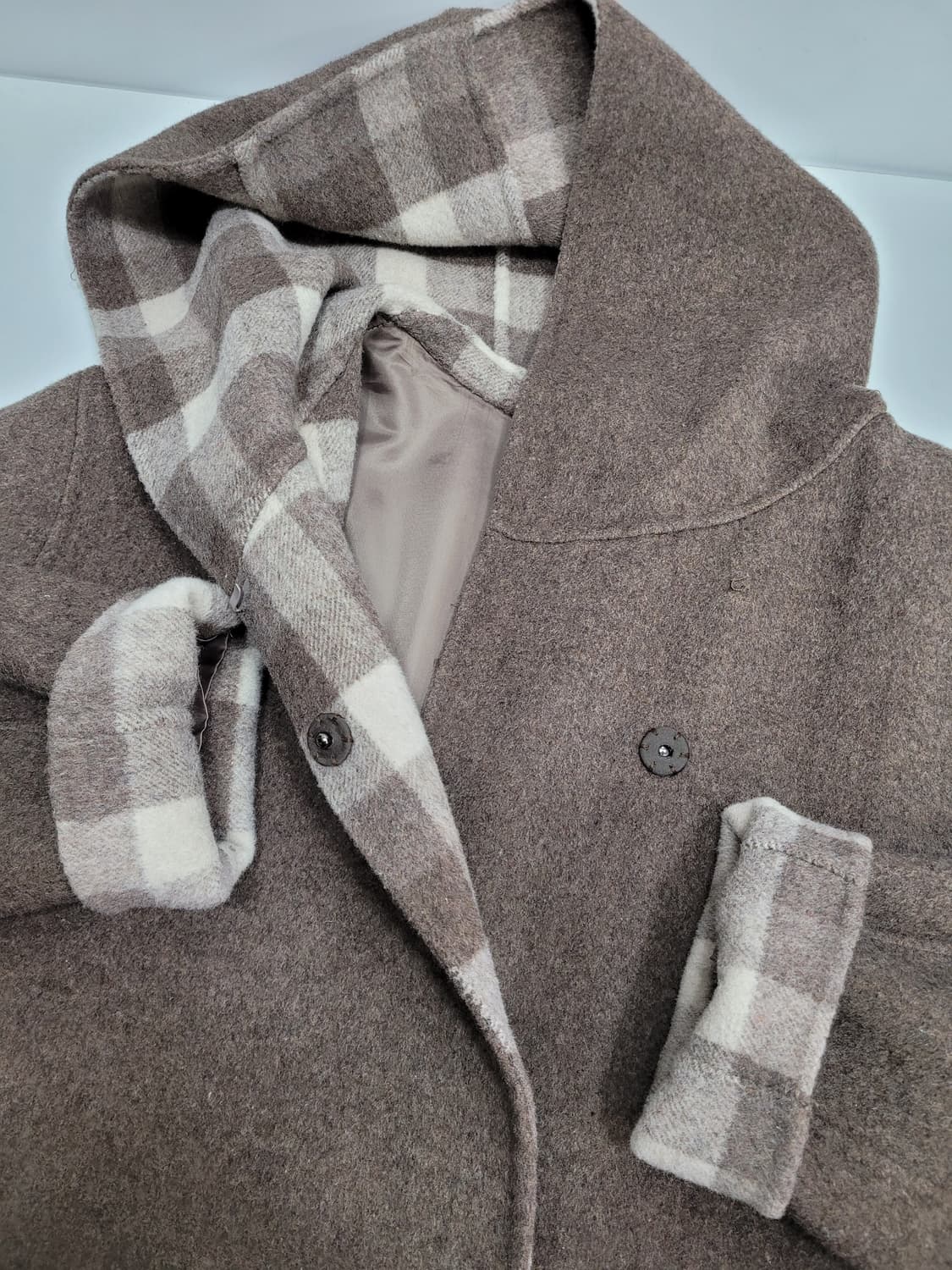 Renoma 20FW 레노마 체크 포인트 후드 코트 / 여 85
 상품이미지4