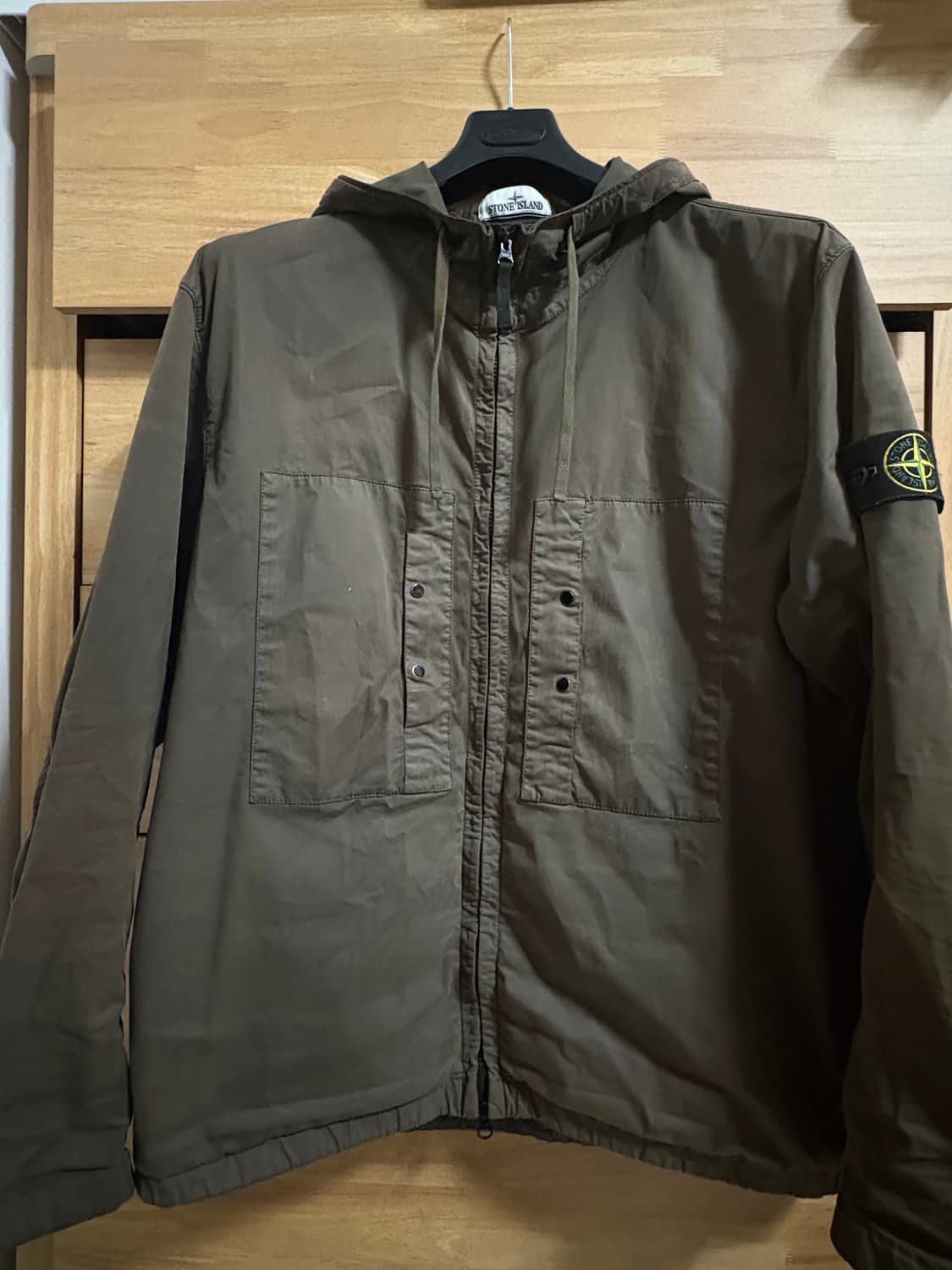 스톤아일랜드 카키 자켓 3XL 상품이미지2