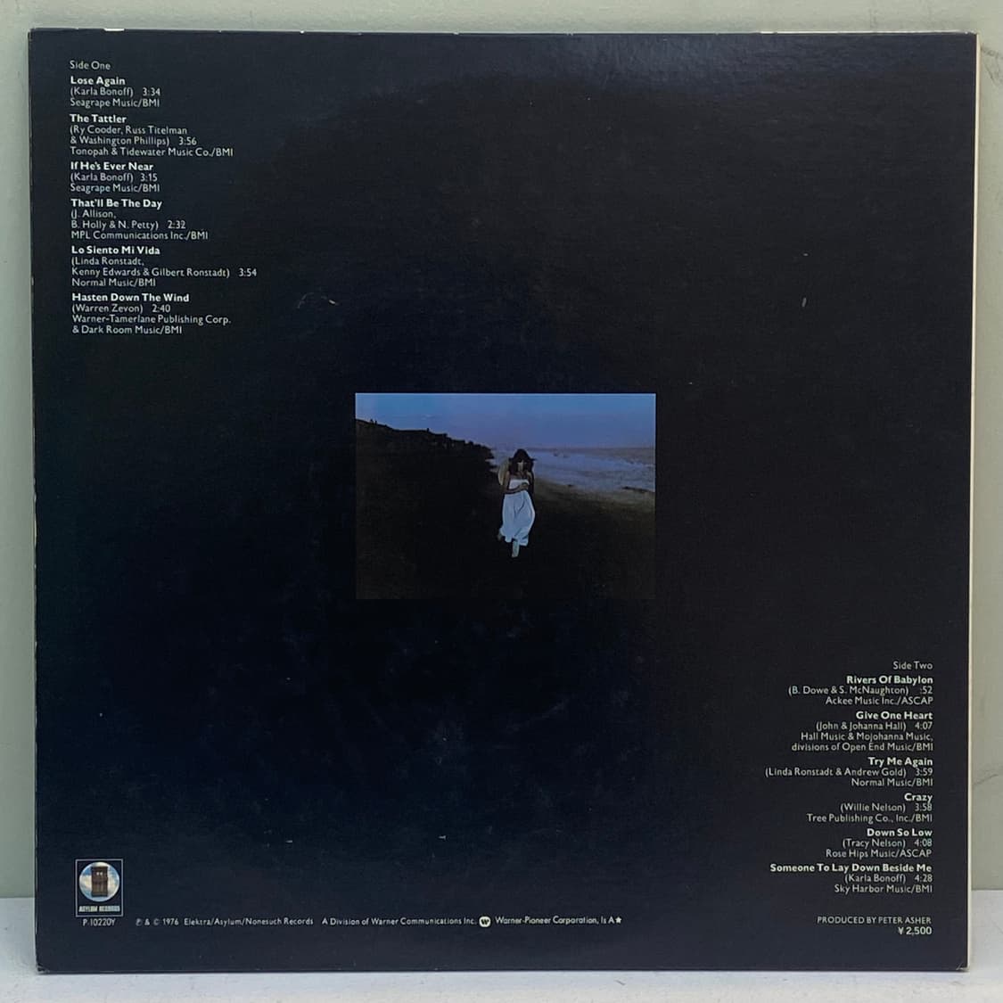 (LP) Linda Ronstadt -Hasten Down The 상품이미지2