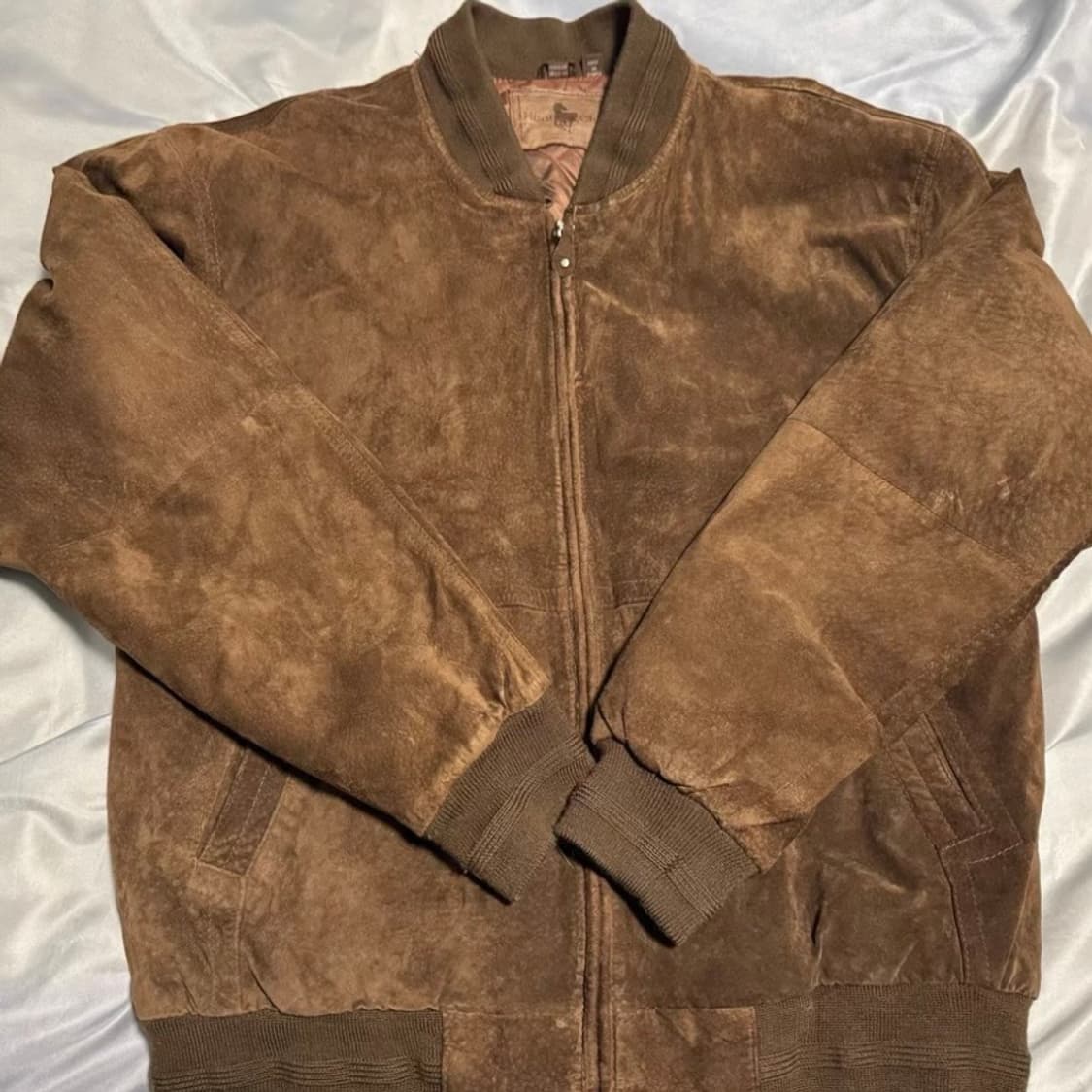  [Vintage] 일본 빈티지 브라운 스웨이드 레더 자켓 상품이미지1