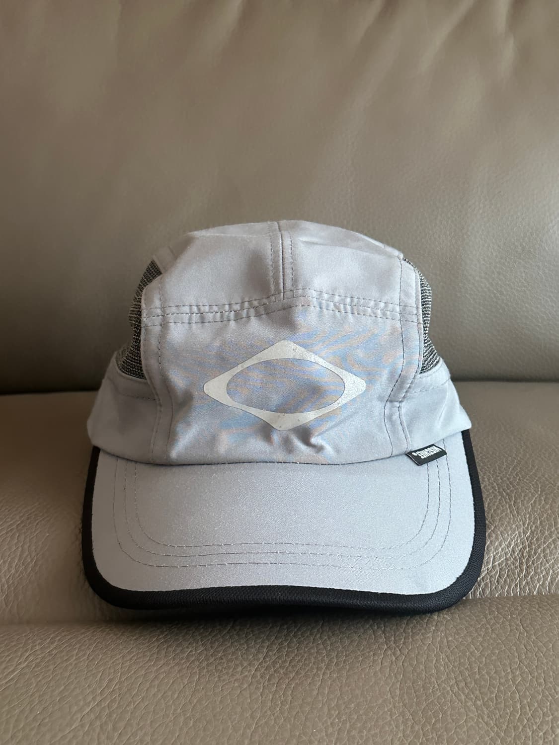 미스치프 롬버스 러닝 캡 카키 그레이 상품이미지1