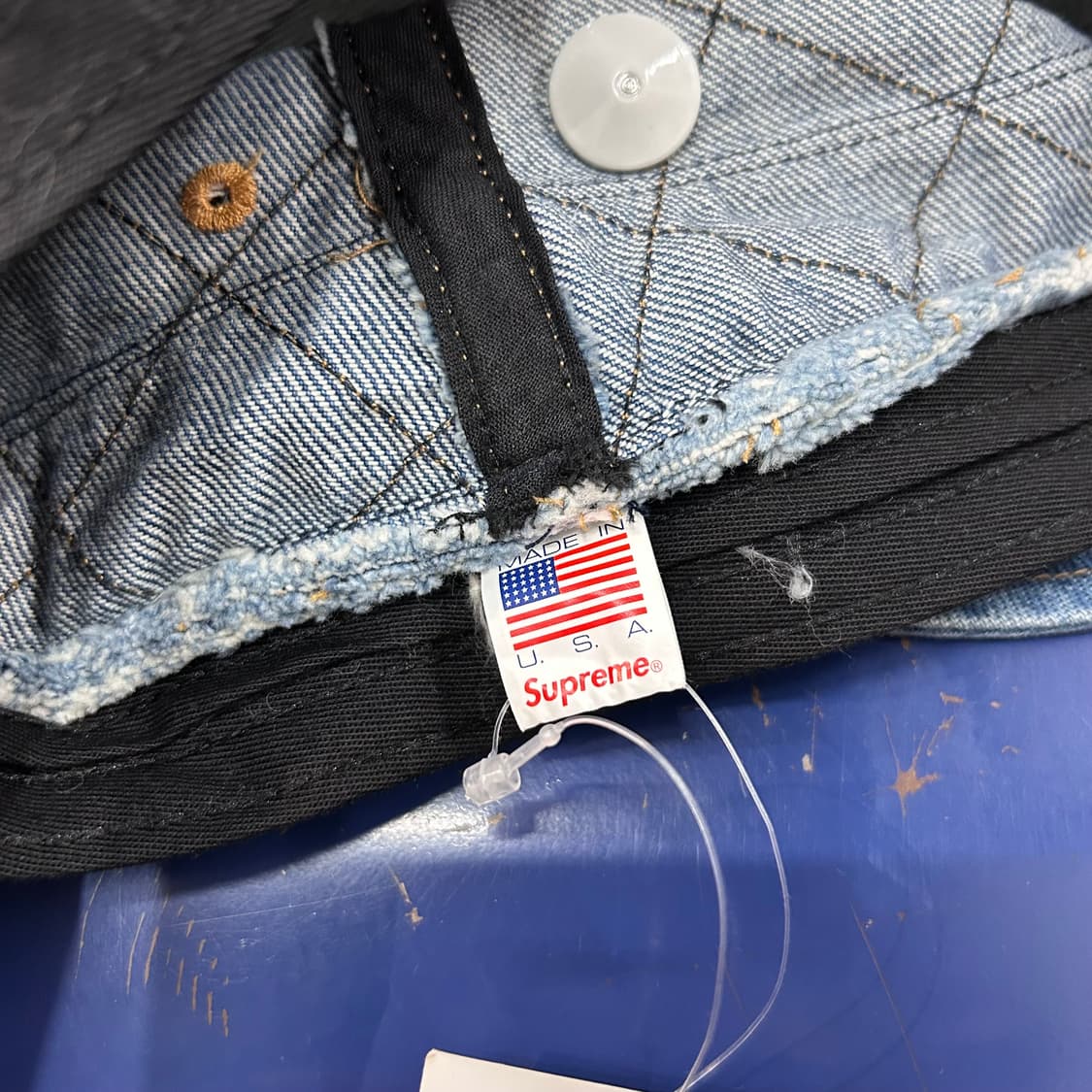 Supreme 18fw Denim Bucket Hat 상품이미지6