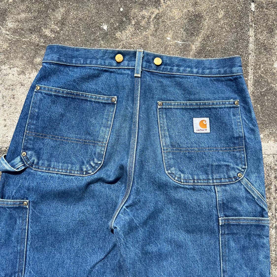 칼하트 B07 더블니 데님 팬츠 상품이미지7