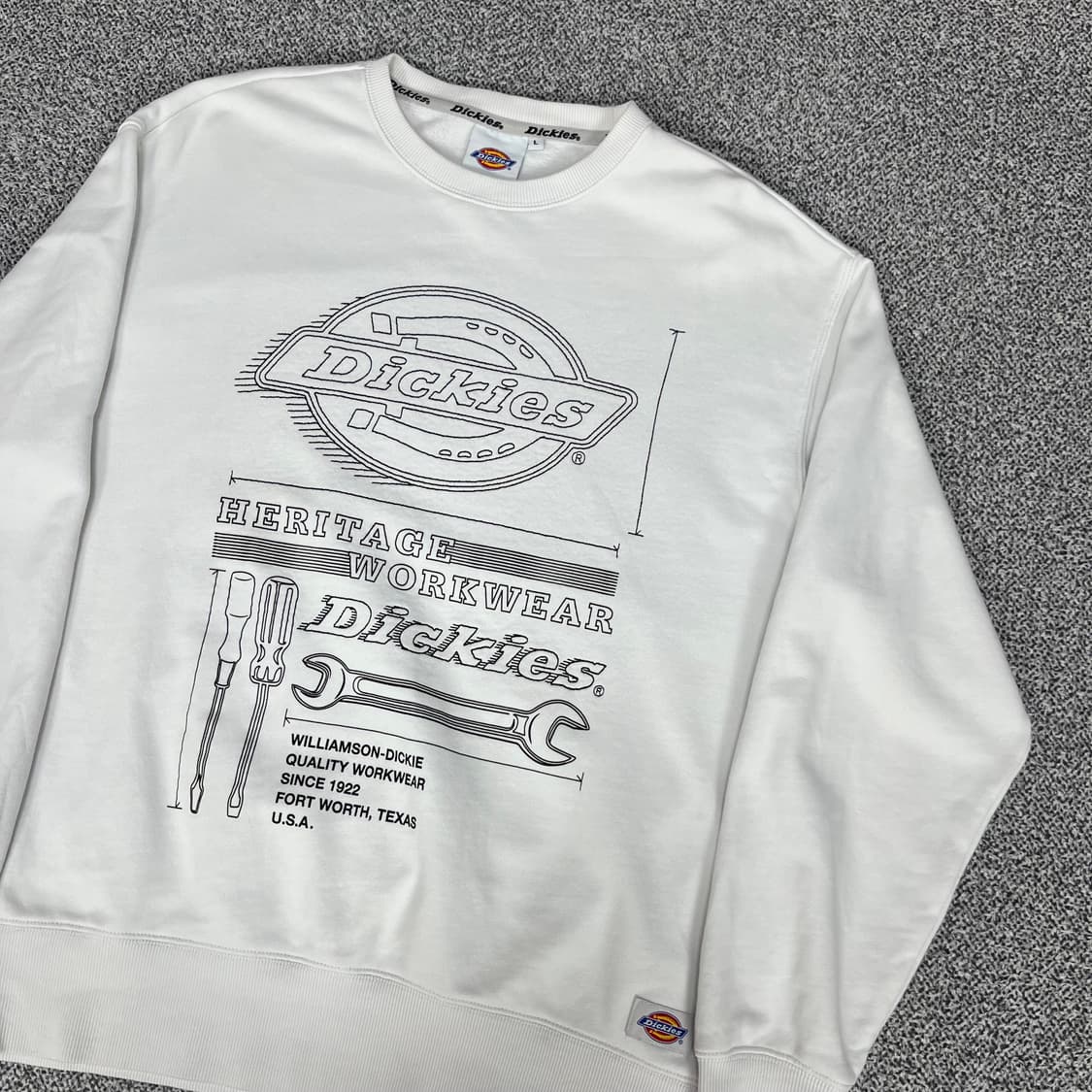 <디키즈 워크웨어 맨투맨> No.1407 상품이미지5