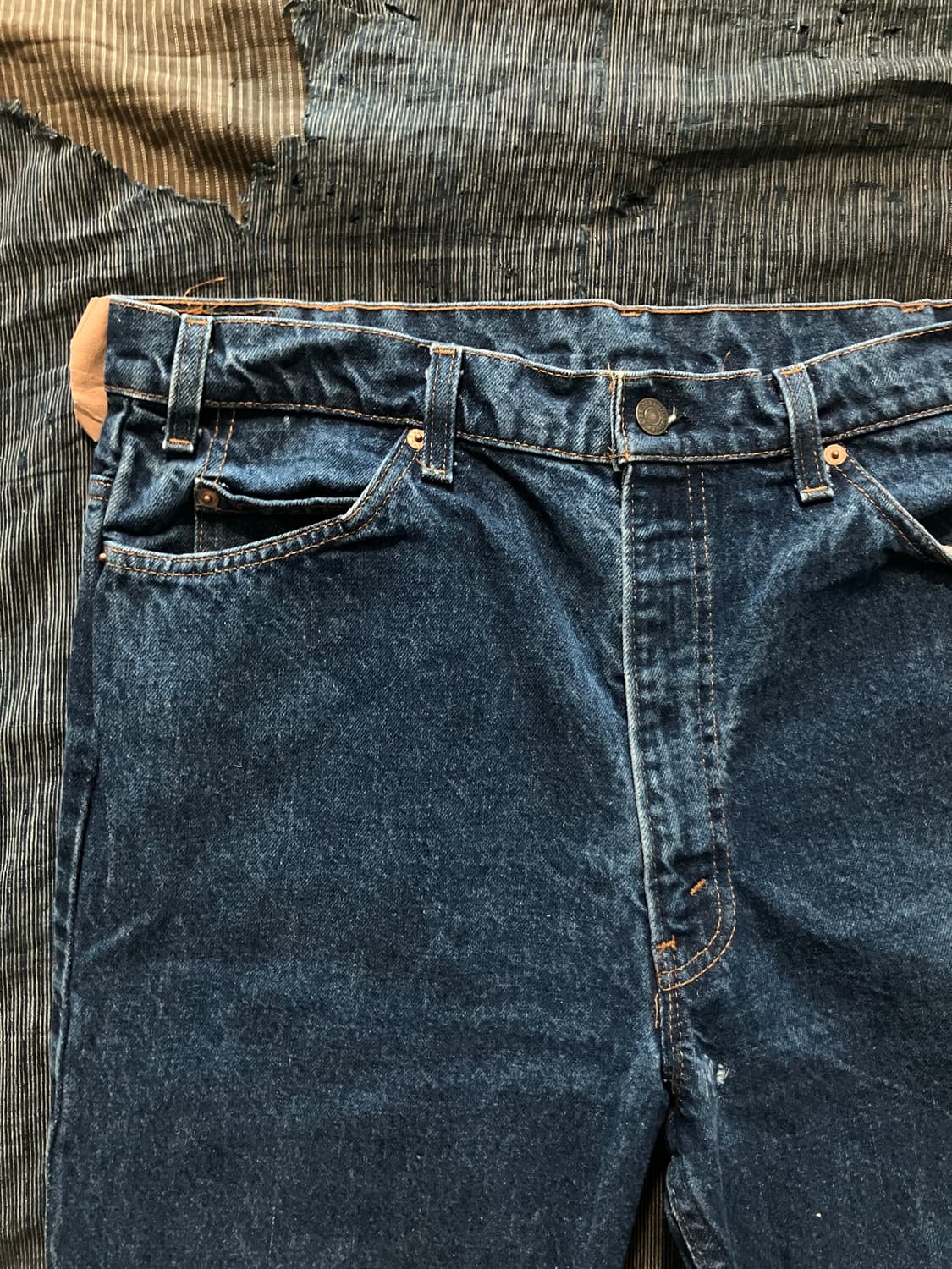 🇺🇸 80s USA 빈티지 리바이스 517 부츠컷 데님 팬츠 상품이미지4