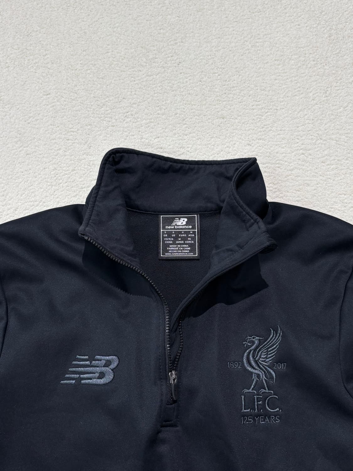 뉴발란스 리버풀 125주년 축구 유니폼 윈드브레이커 져지 반집업 95 상품이미지2