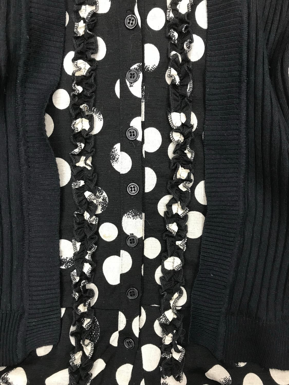 Frill dot layered knit 상품이미지10