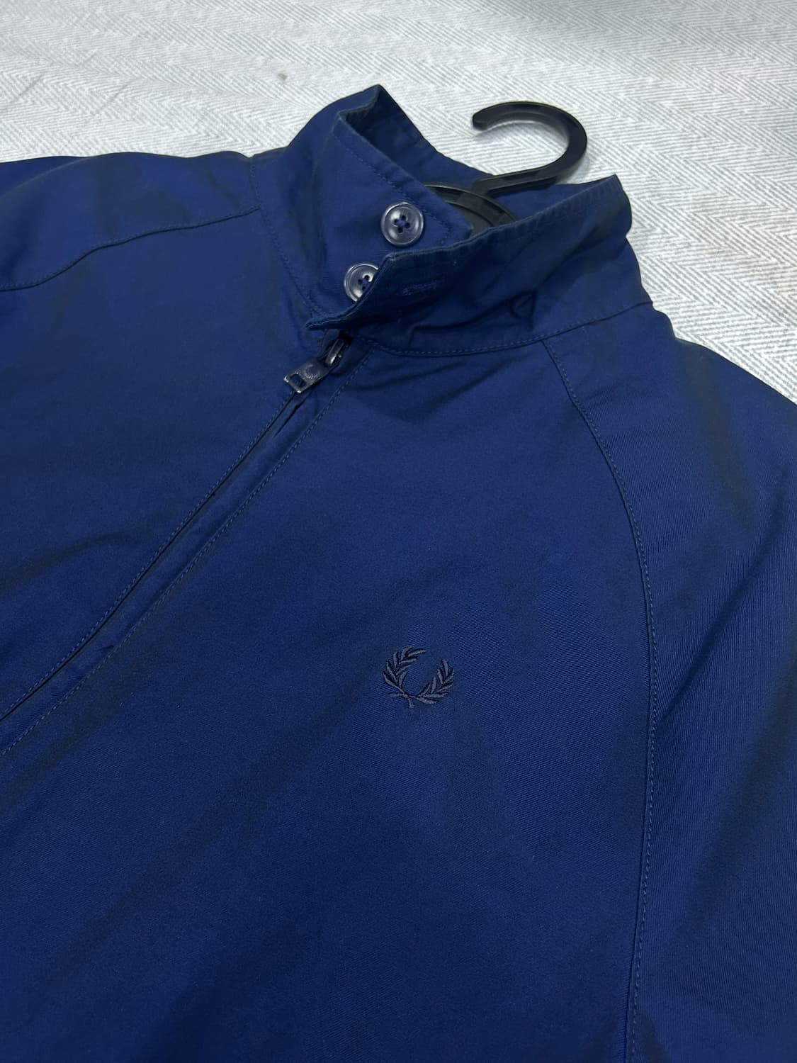 [S] 프레드페리 클래식 헤링턴 자켓 블루종 남성 90-95 네이비 상품이미지2
