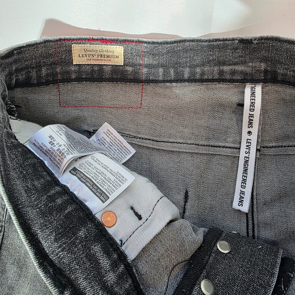 [W32L32]리바이스 프리미엄 LEJ 502 엔지니어드진 데님 팬츠 상품이미지5