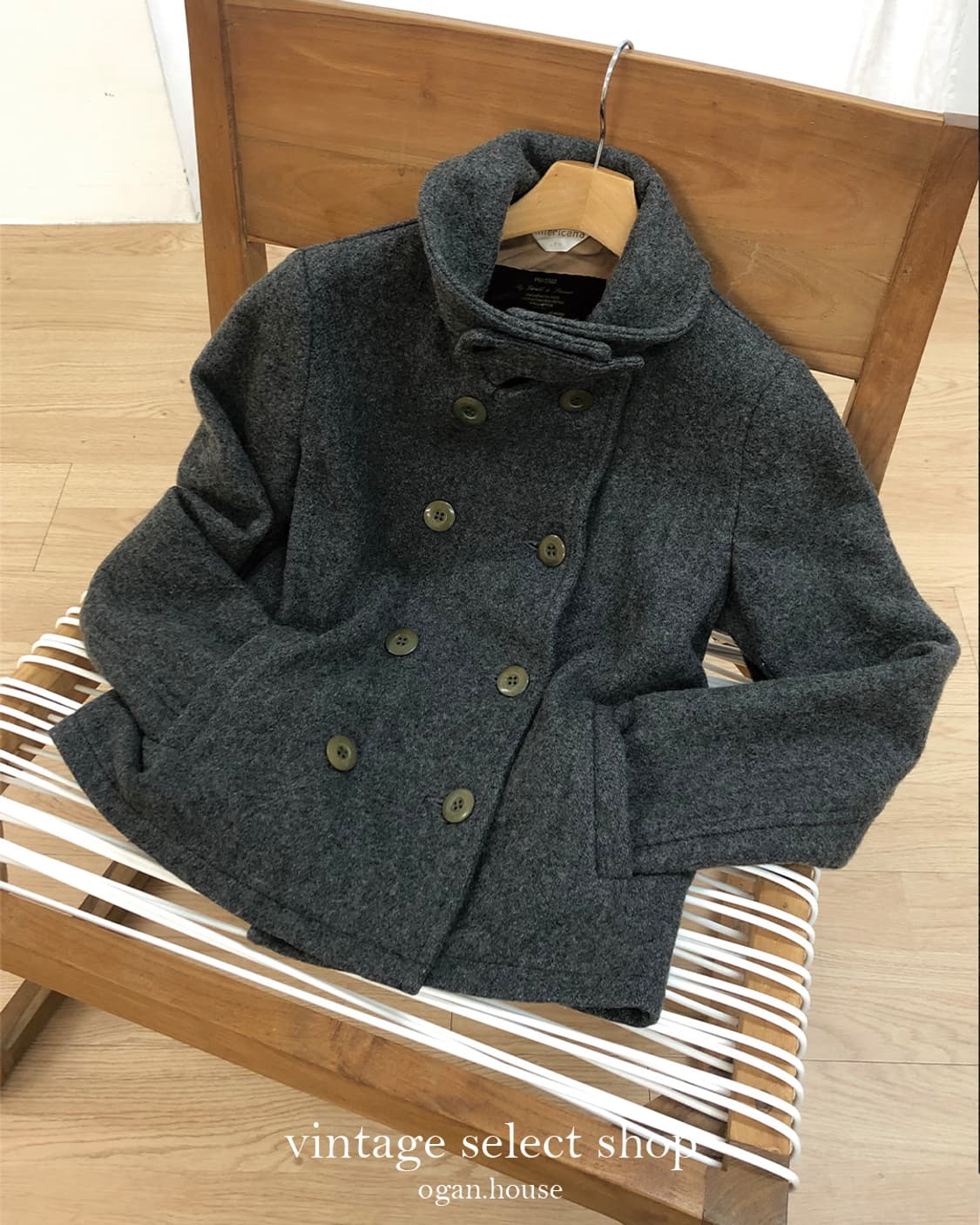 vintage wool short peacoat 상품이미지4