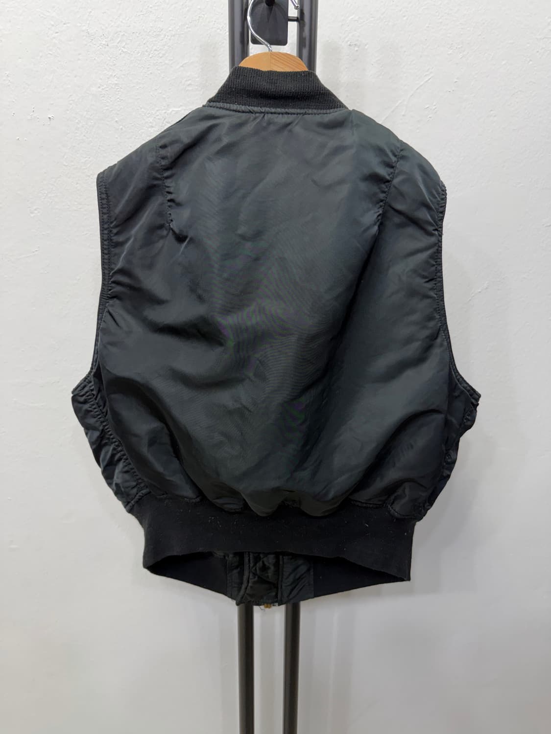 정품) 알파인더스트리 리버시블 양면 MA-1 조끼 L 상품이미지5