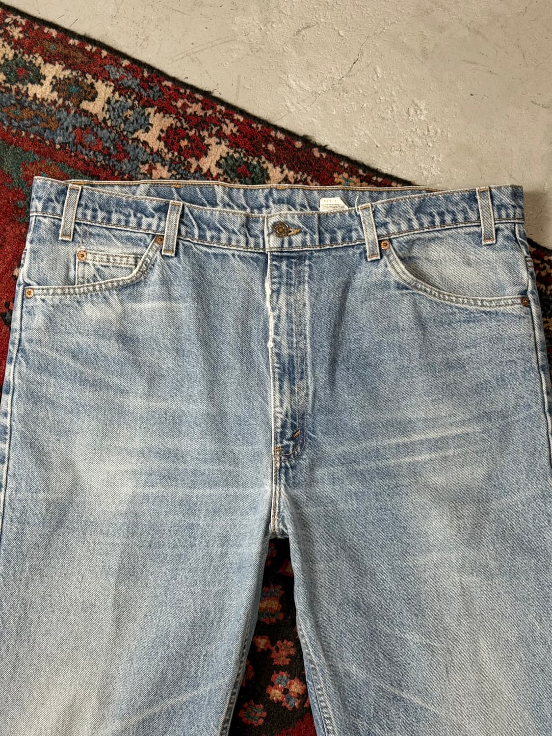 90's USA Made 빈티지 리바이스 517 오렌지탭 부츠컷 상품이미지5