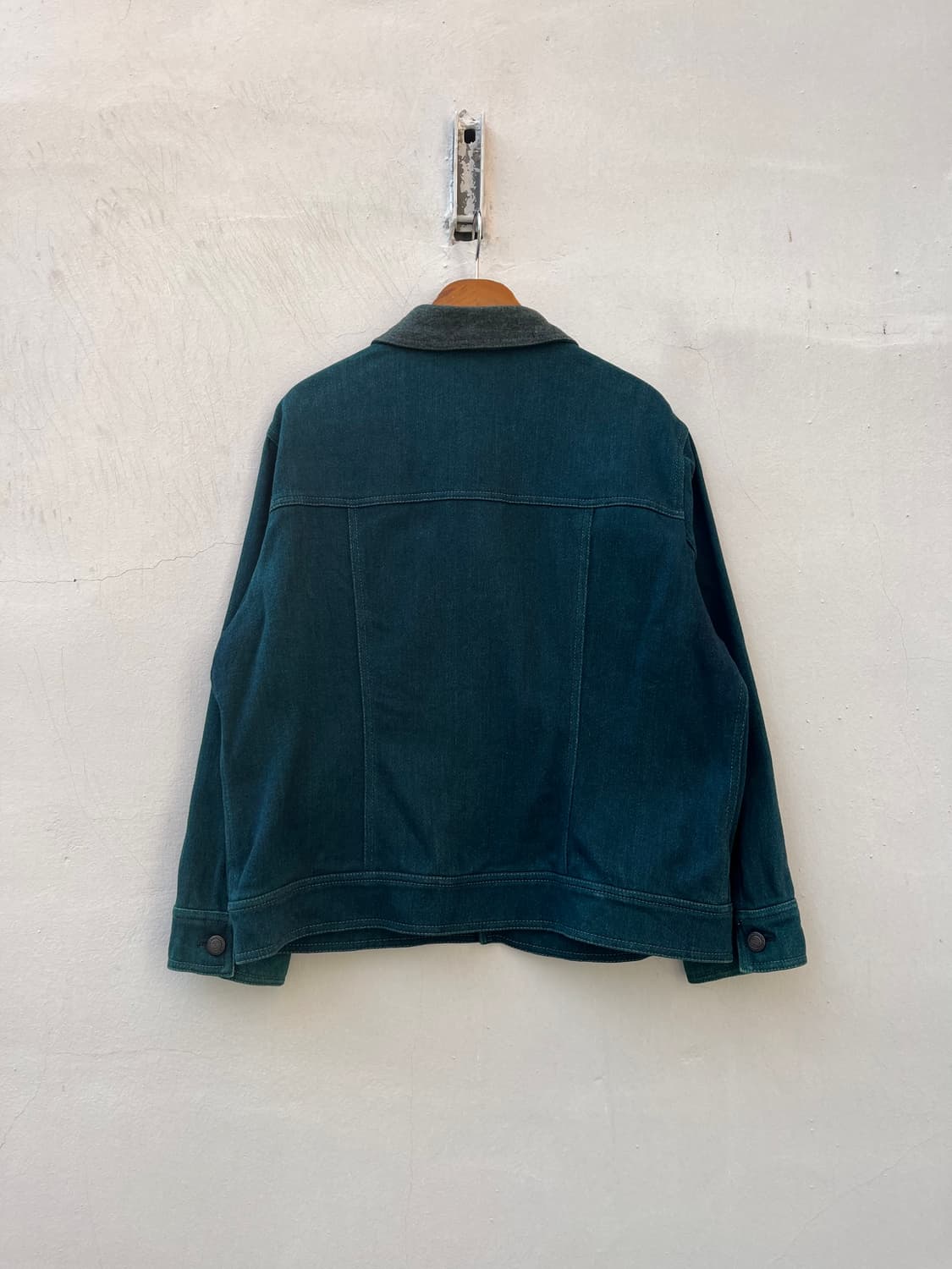 Vintage 카라 배색 코튼 자켓  상품이미지3