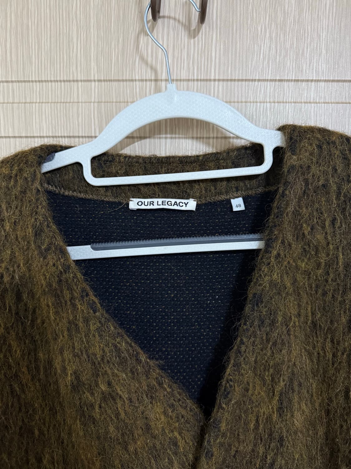 아워레가시 올리브 모헤어 가디건 48 상품이미지2