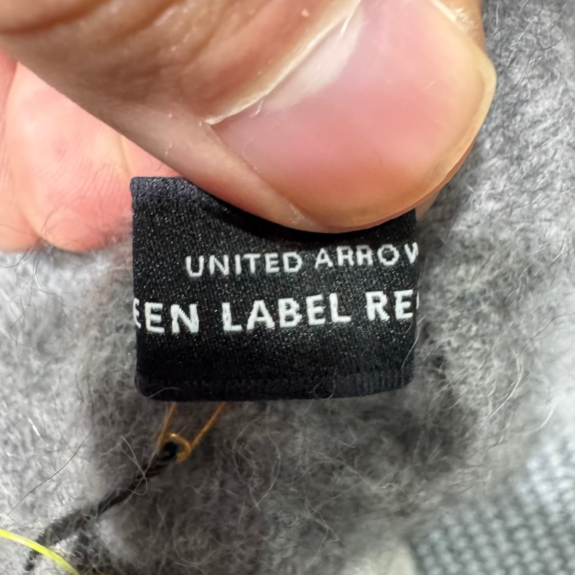 유나이티드 애로우즈 울 장갑 그레이 ( OS/OLD-8227 ) 상품이미지3