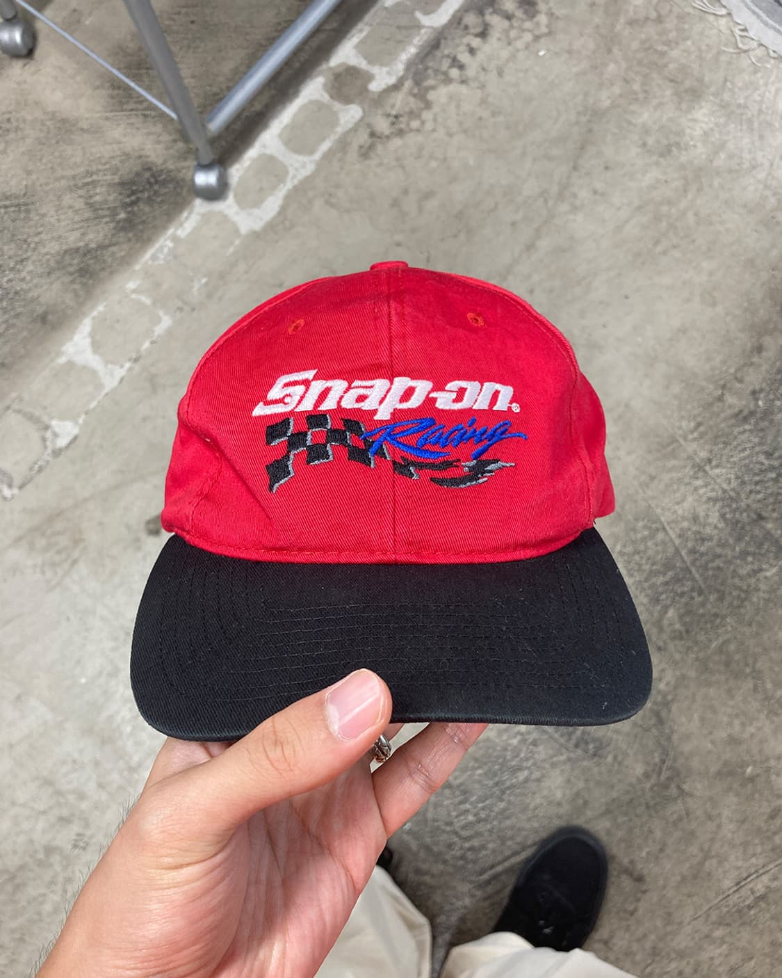 Usa Snap on 레이싱 캡  (M) 상품이미지1