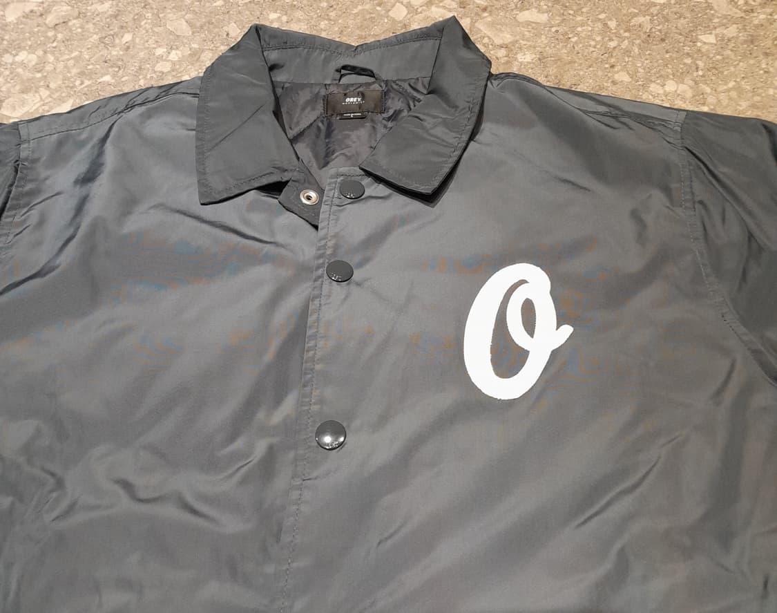 💥오베이 퀄팅 코치자켓 네이비 (L)
 상품이미지3