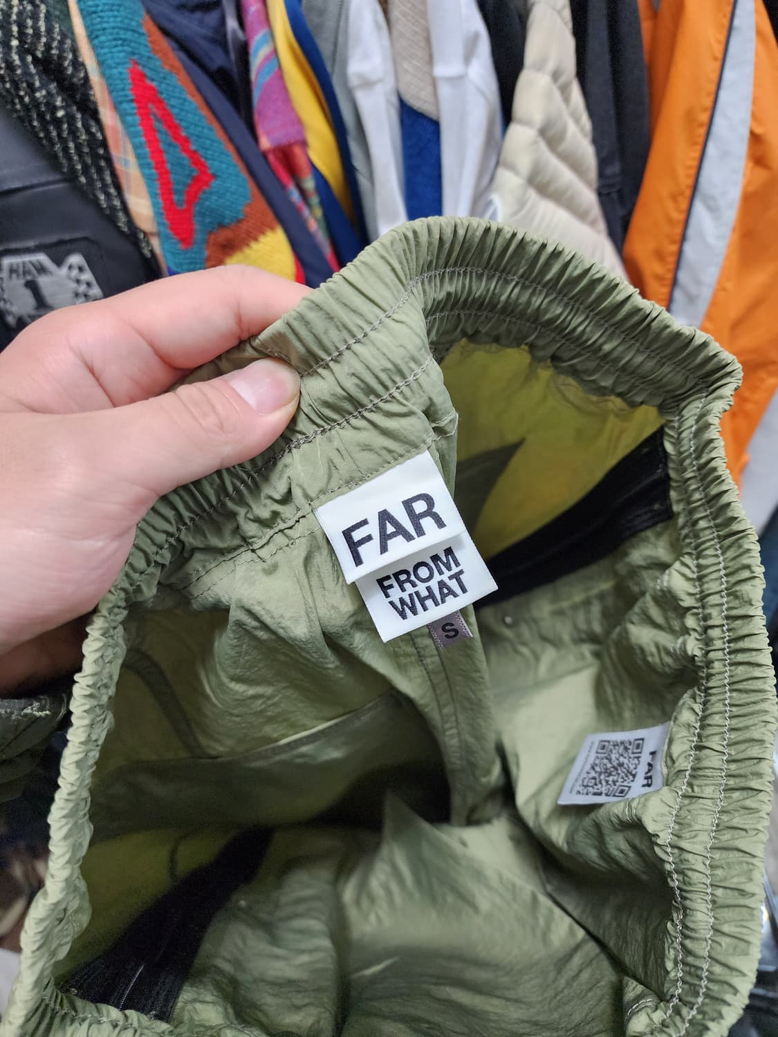 파아카이브 파프롬왓 나일론 SIDE Z 컬러블록 트랙팬츠  상품이미지6