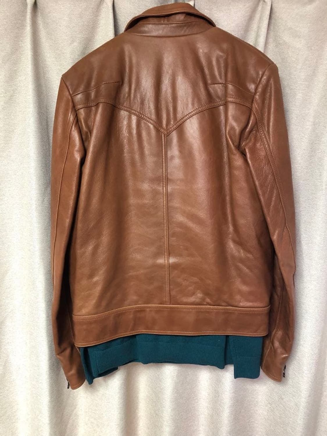 OSTENDE 디올옴므 05AW 램레더 재킷 브라운  상품이미지2