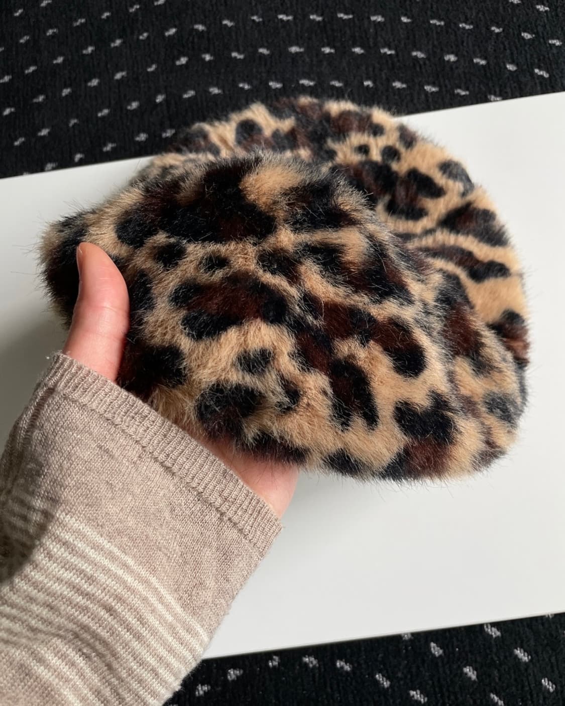leopard beret 상품이미지7