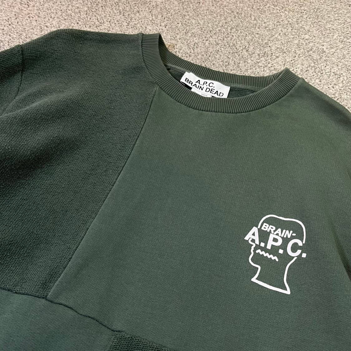 A.P.C 아페쎄 x 브레인 데드 스웻 맨투맨 상품이미지2