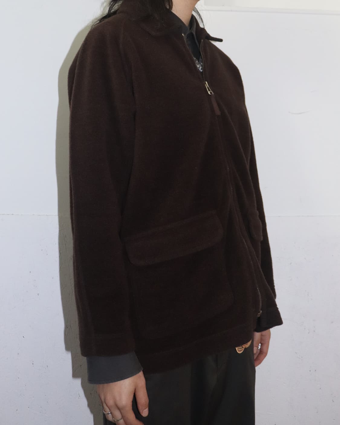 미츠미네 클래식 울 블루종 상품이미지3