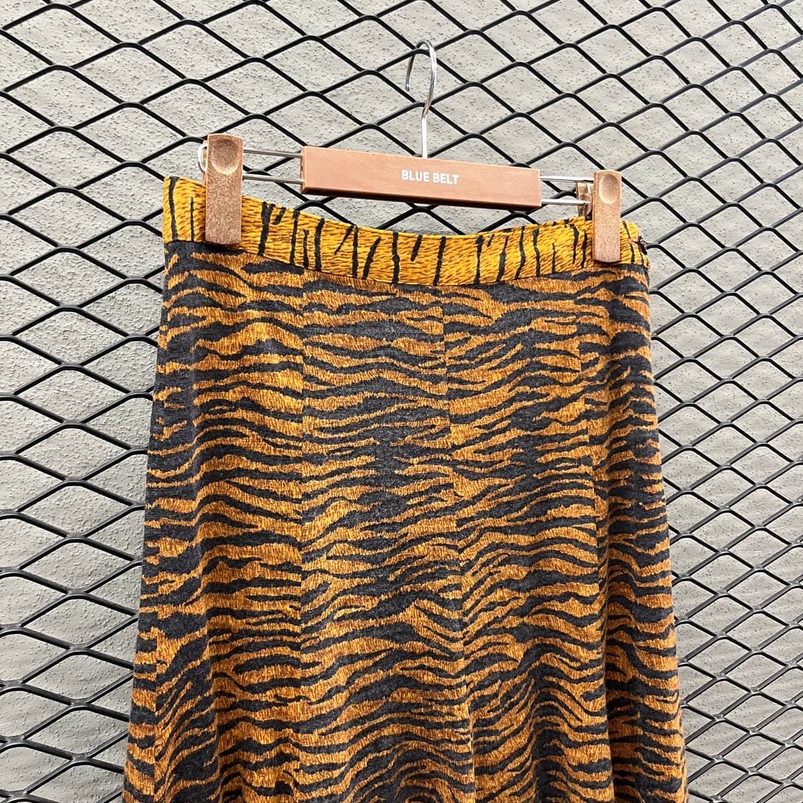 KENZO 겐조 롱 스커트 애니멀 프린트 지브라 패턴 치마 상품이미지4
