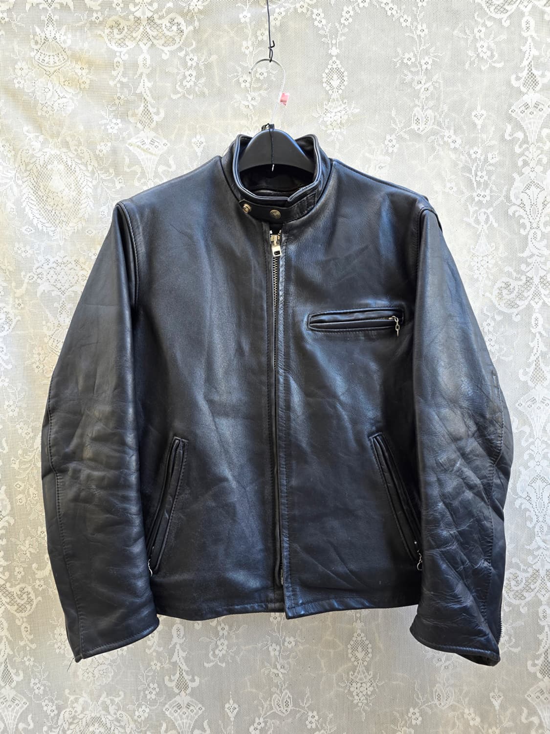 schott 쇼트 싱글 라이더 가죽자켓 (made in usa) 상품이미지1