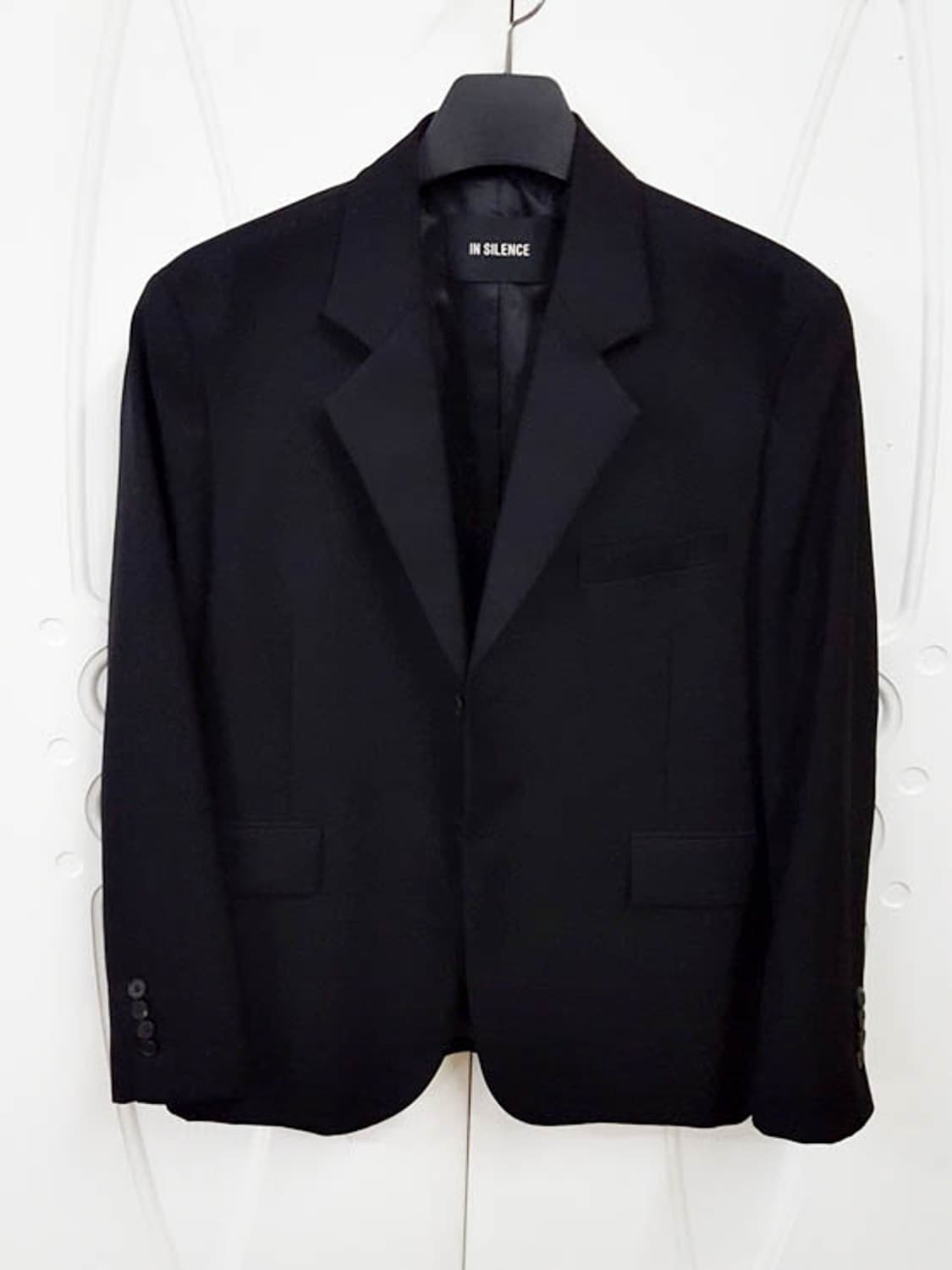 인사일런스 오버핏 울 블레이저 자켓 블랙 상품이미지1