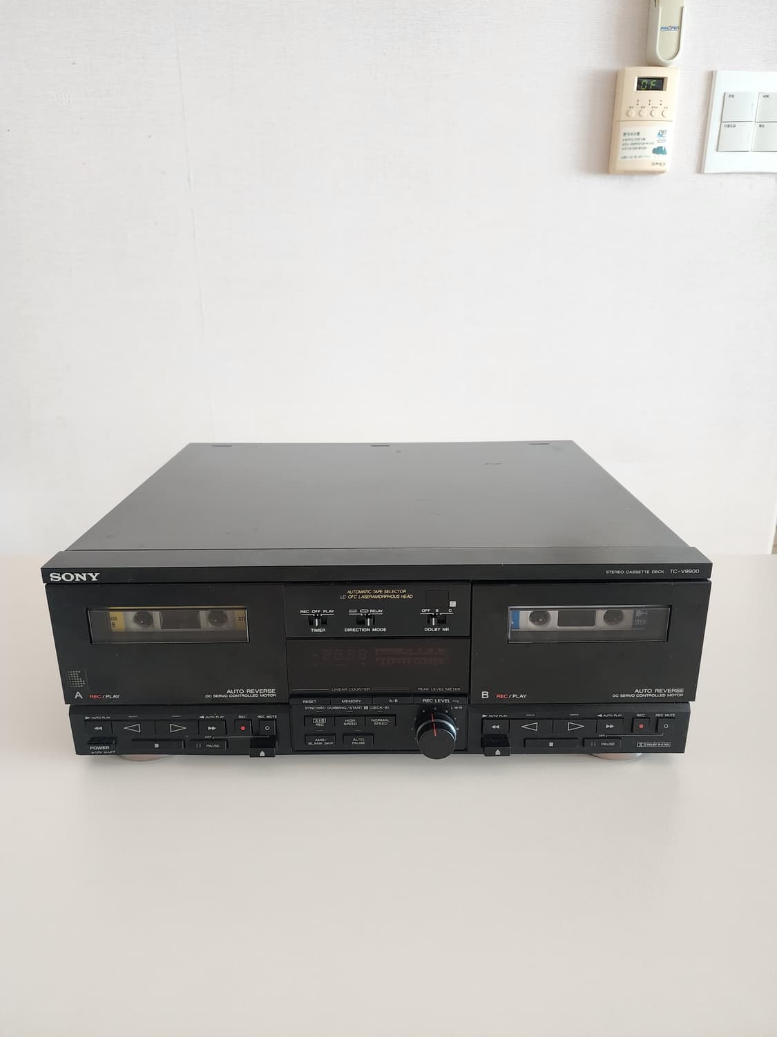 빈티지 소니 최고급 카세트 데크 TC-V9900  상품이미지6