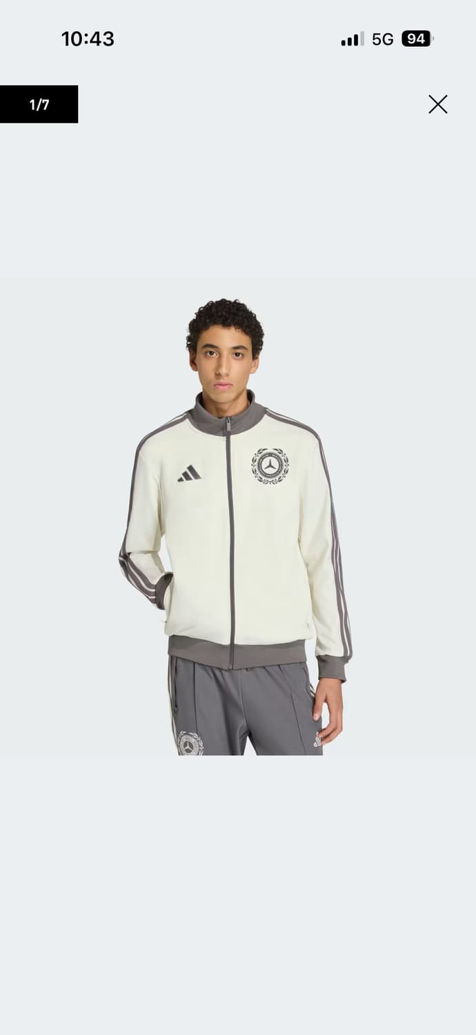 아디다스 벤츠 트랙탑 져지 s 상품이미지1