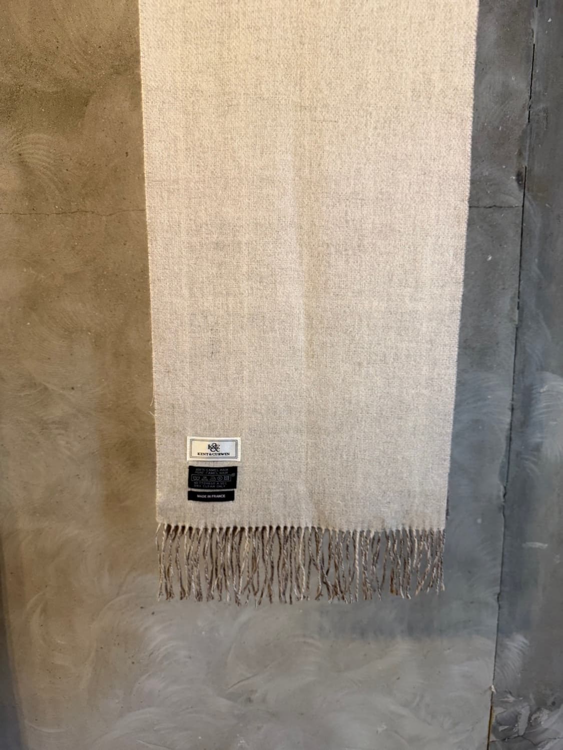 켄트앤커웬 프렌치 메이드 카멜헤어 머플러 상품이미지6