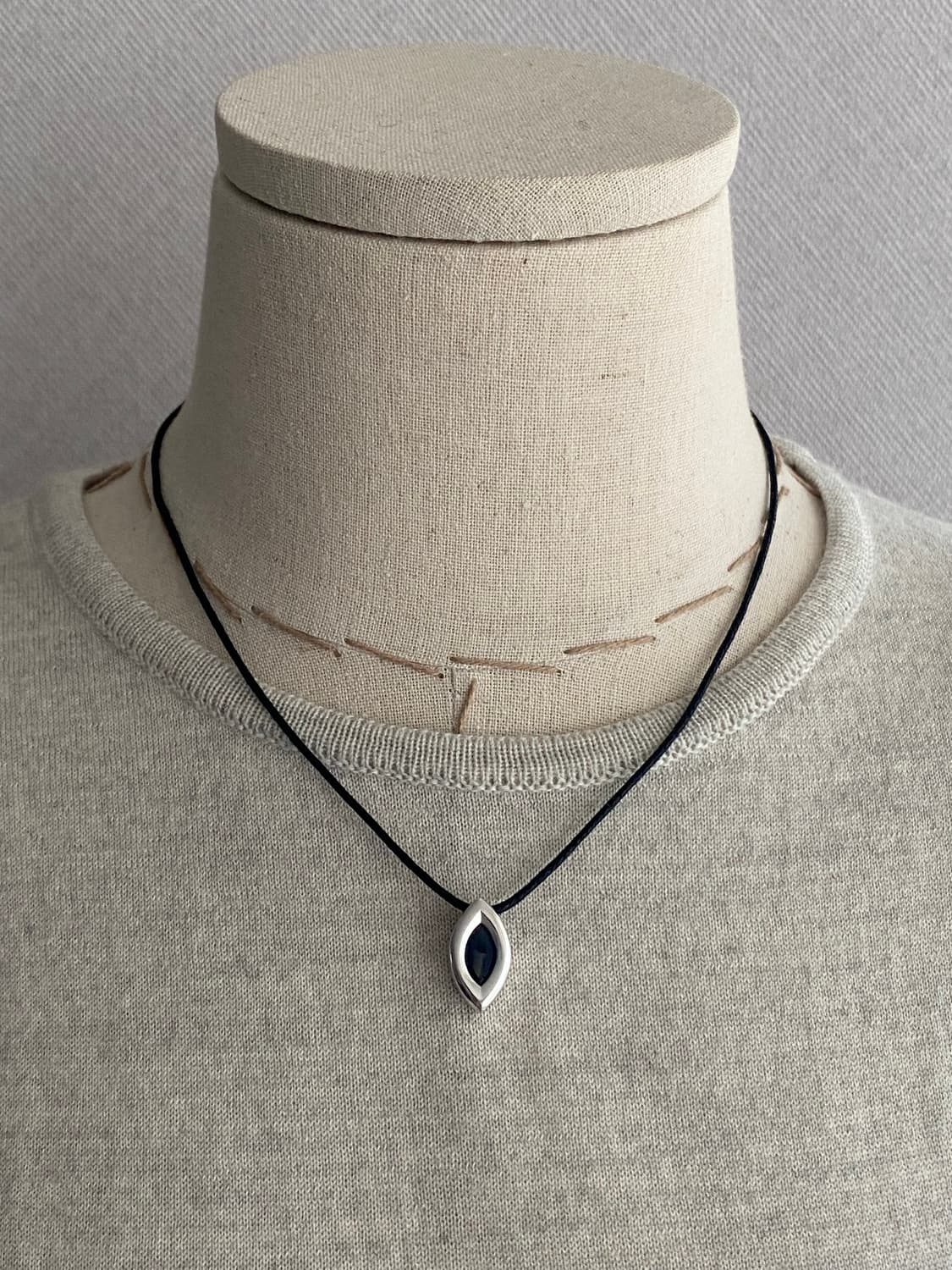 마키즈 형태 실버 펜던트 목걸이 상품이미지8