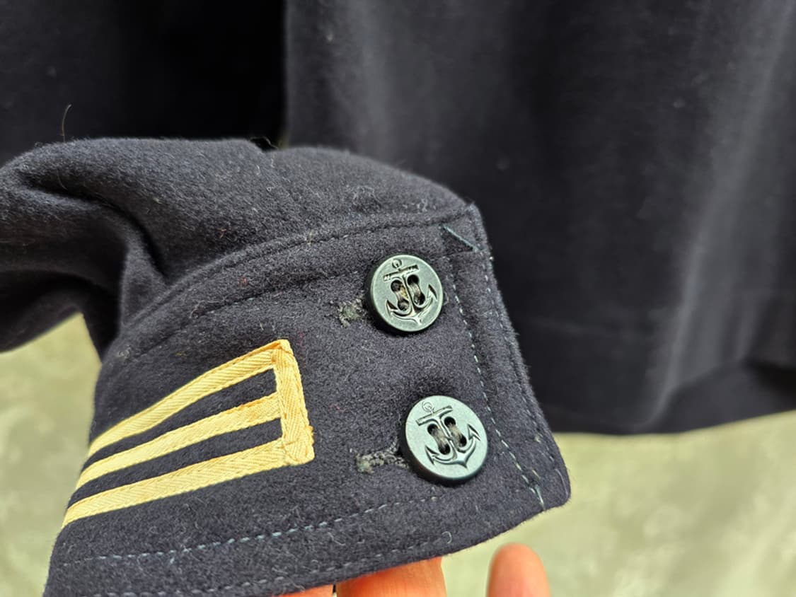 40s ww2 미해군 세일러 울 셔츠 상품이미지5