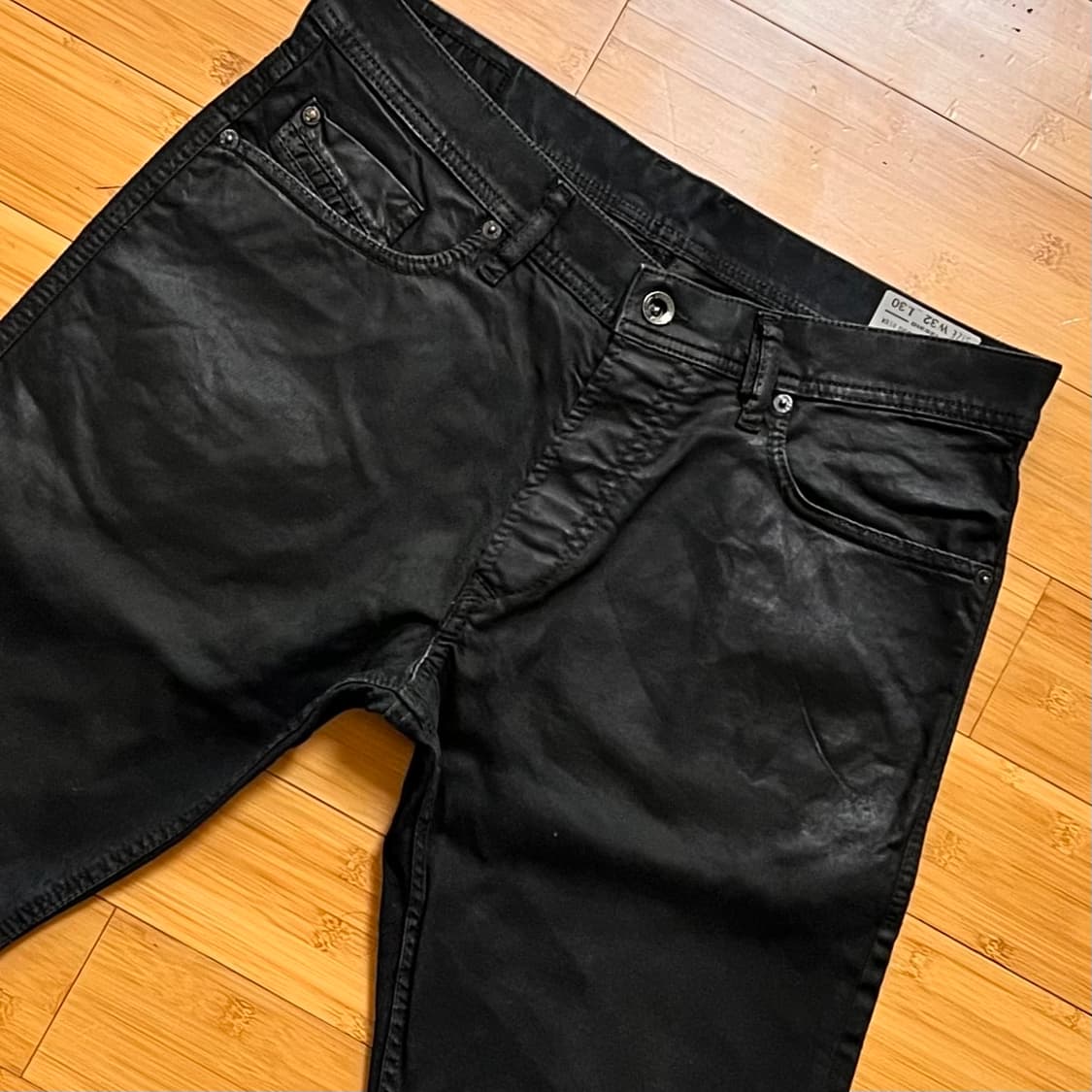 디젤 TEPPHAR 501 블랙진 코팅진 W32 L30 상품이미지3