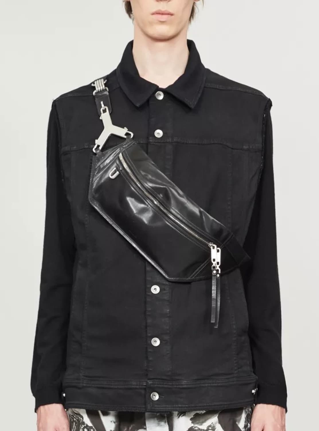 릭오웬스 레더 백 RICK OWENS Cerberus leather b 상품이미지1